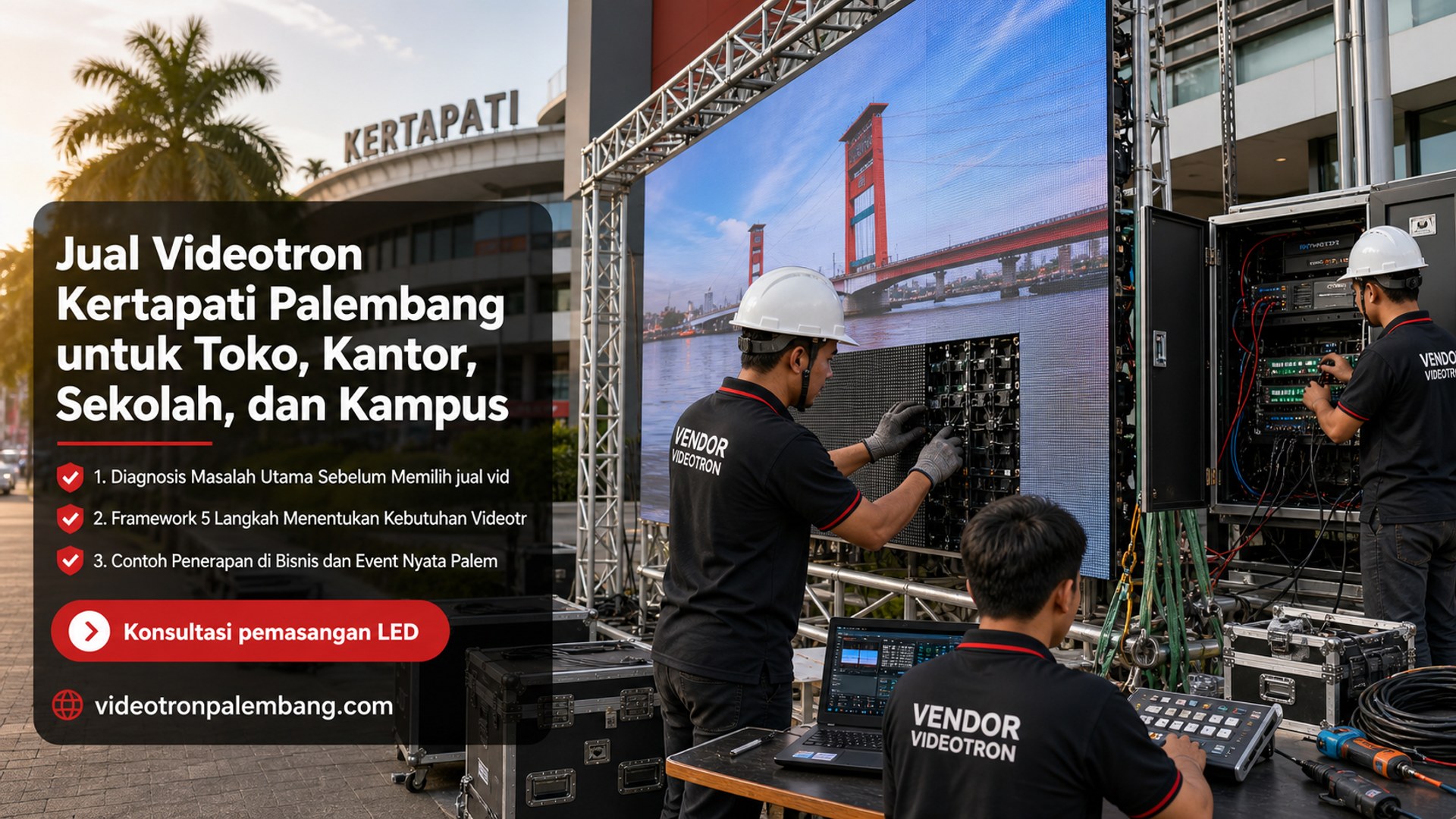 Jual Videotron Kertapati Palembang untuk Toko, Kantor, Sekolah, dan Kampus